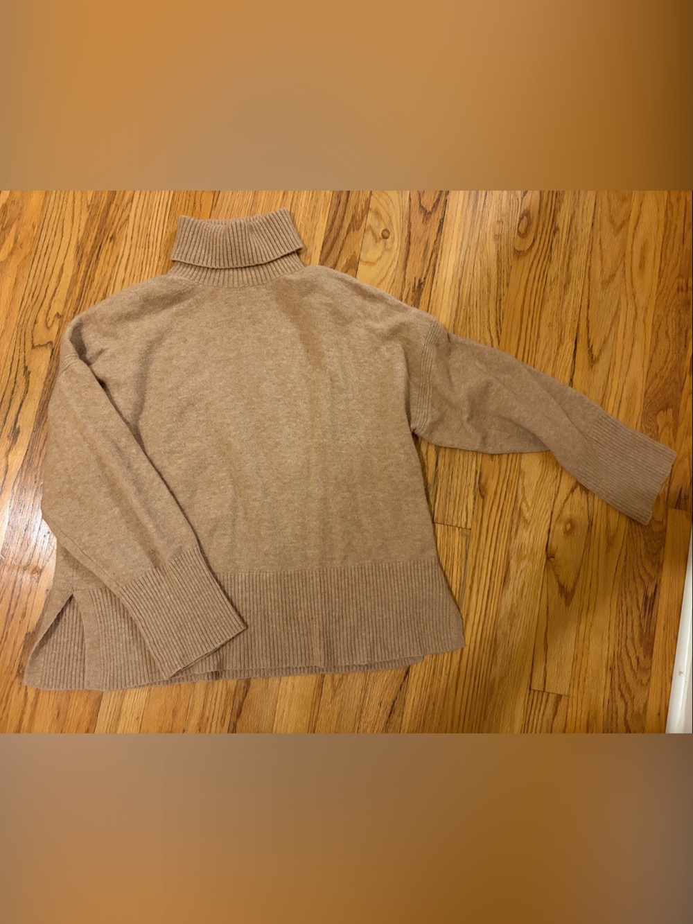 J. Crew Camel Turtleneck Sweater